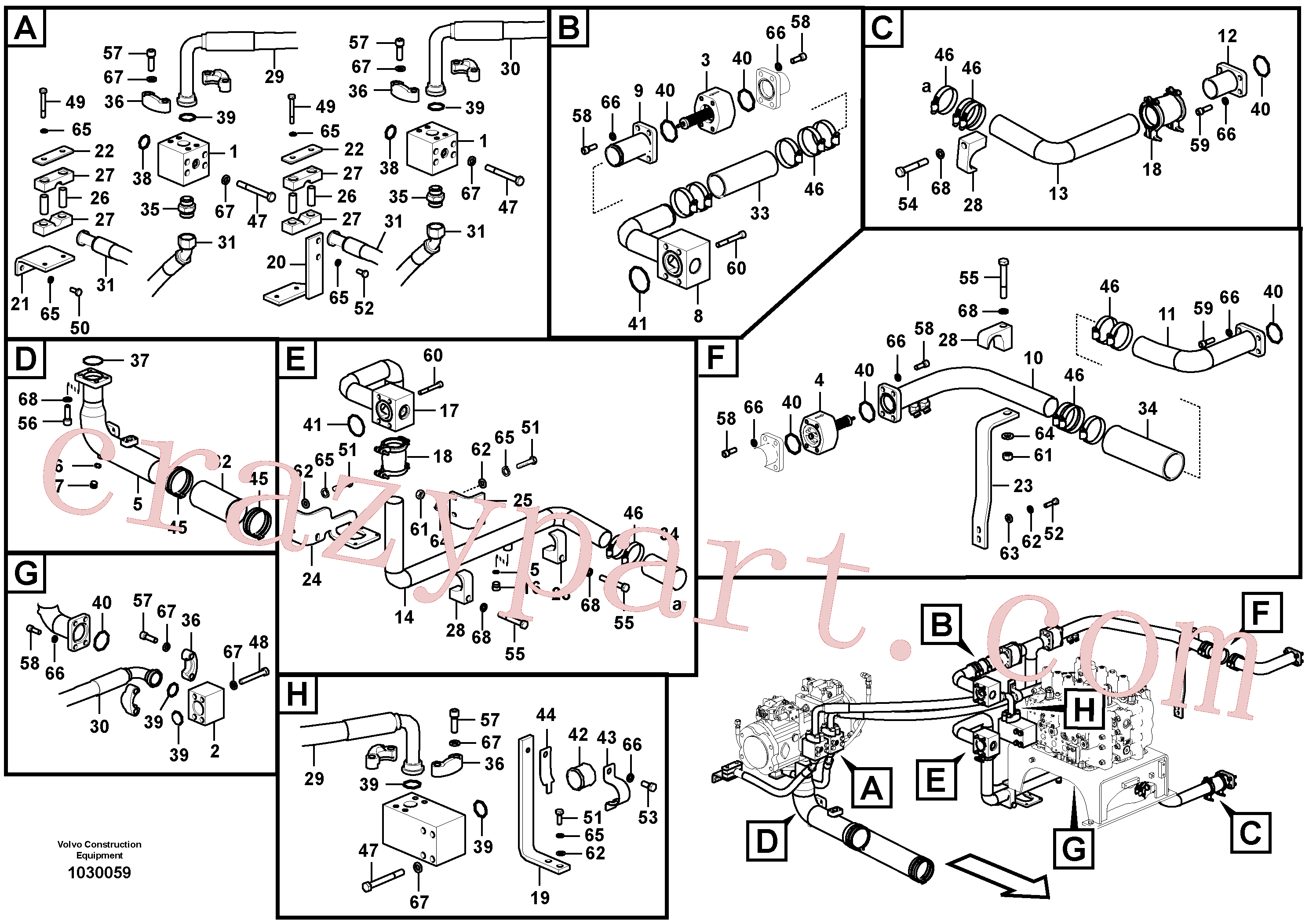 VOE14537466 for Volvo Hydraulic system, oil cooler(1030059 assembly)