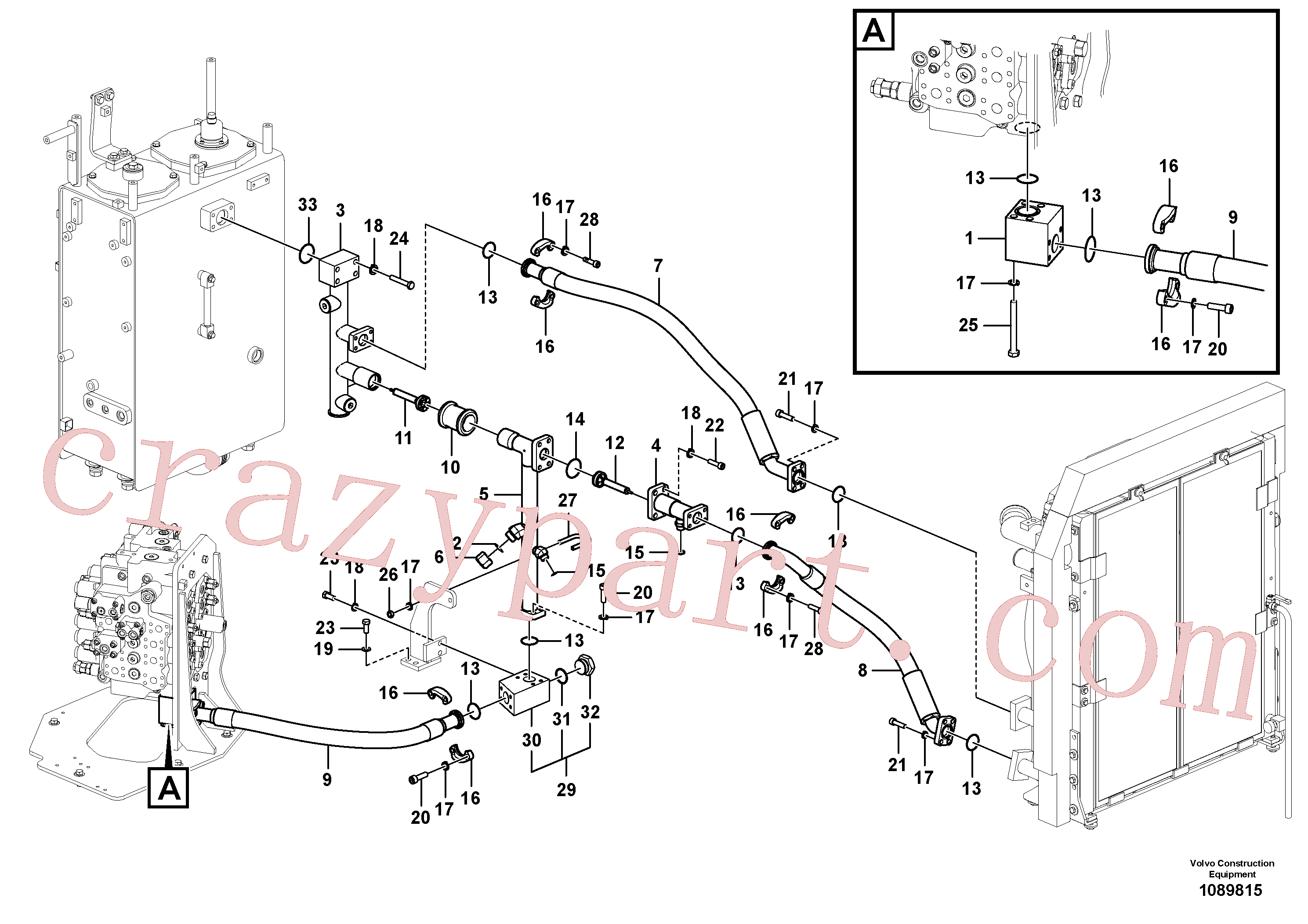 Wholesale VOE14558551 Block for Volvo Excavator