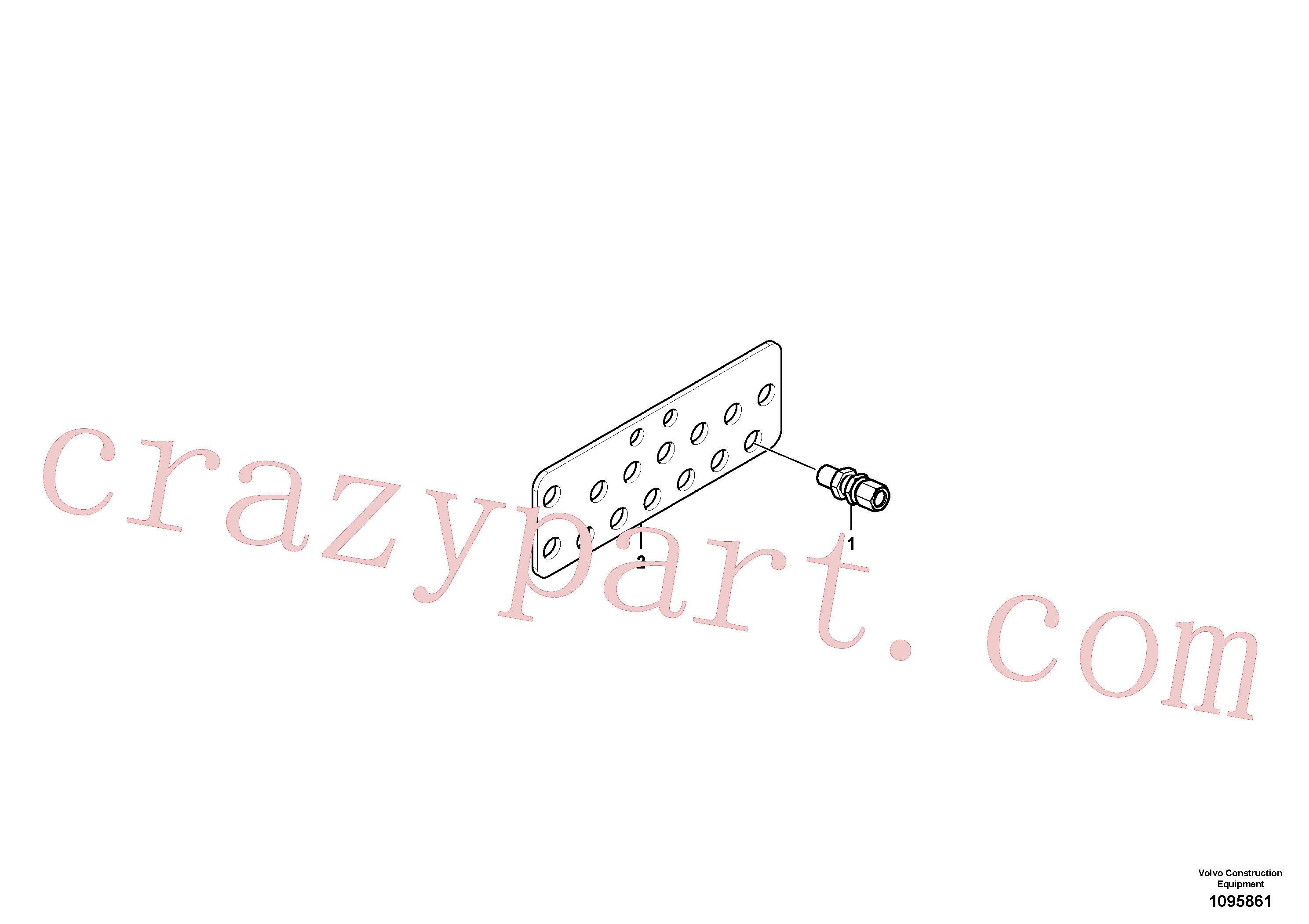 China Made VOE14734941 Plate parts for Volvo Excavator