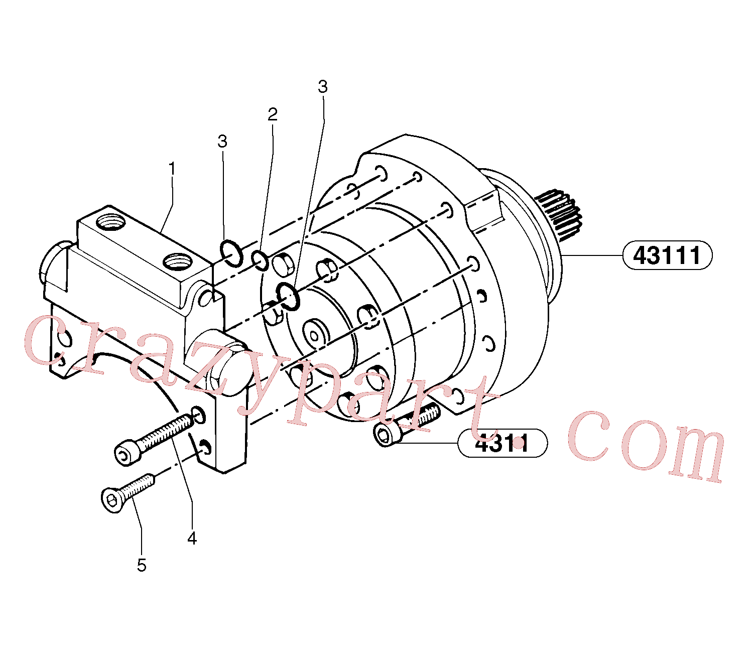 PJ7415939 for Volvo Balancing valve ( travelling )(43113X1 assembly)