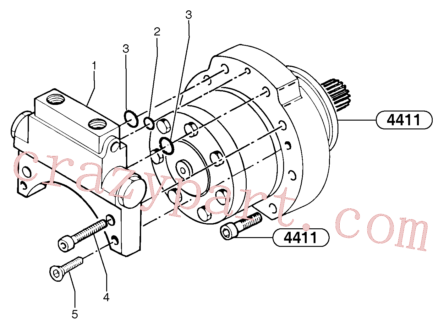 PJ7415939 for Volvo Balancing valve ( travelling )(4411BZ3 assembly)
