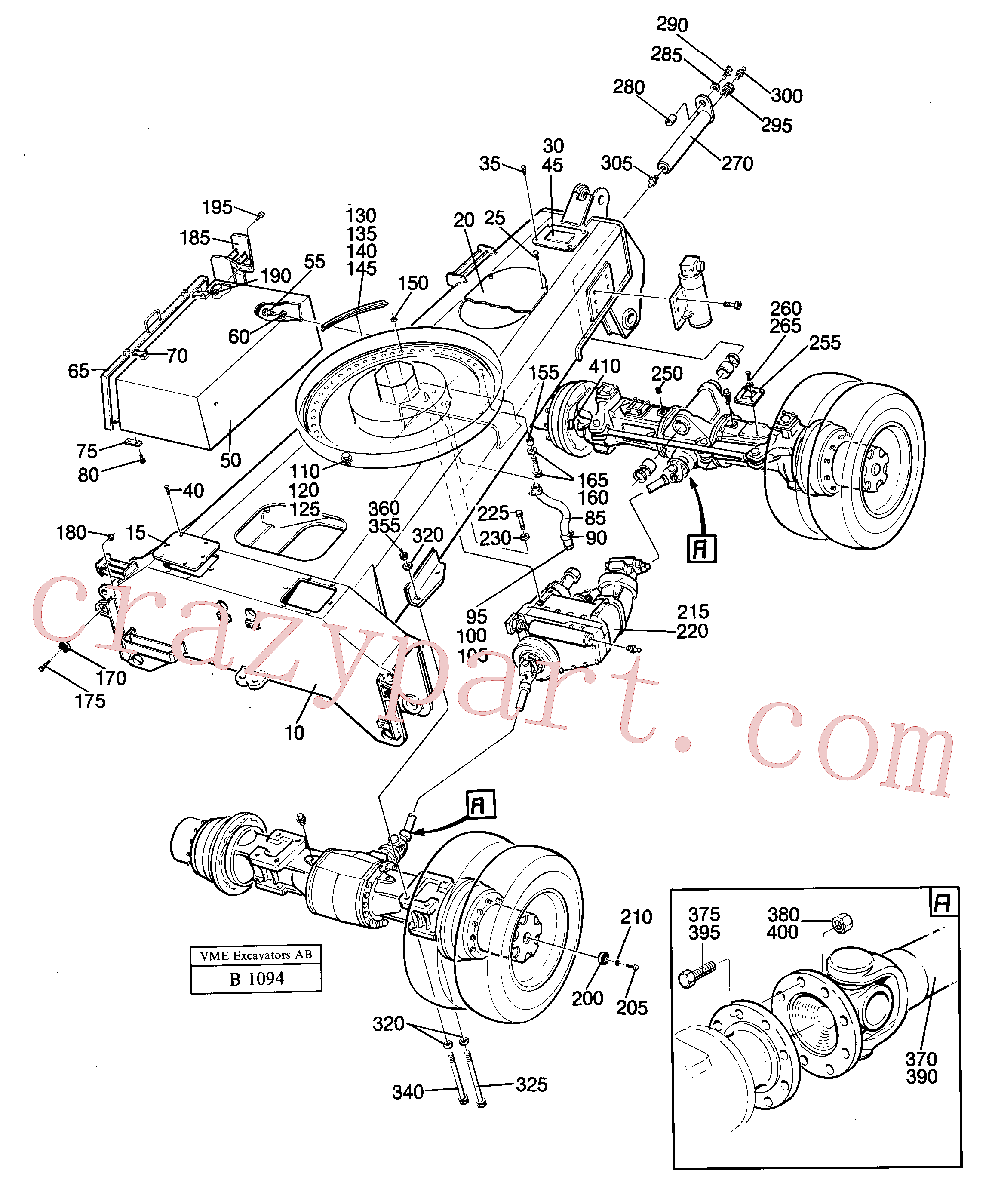 VOE14238199 for Volvo Undercarriage(B1094 assembly)
