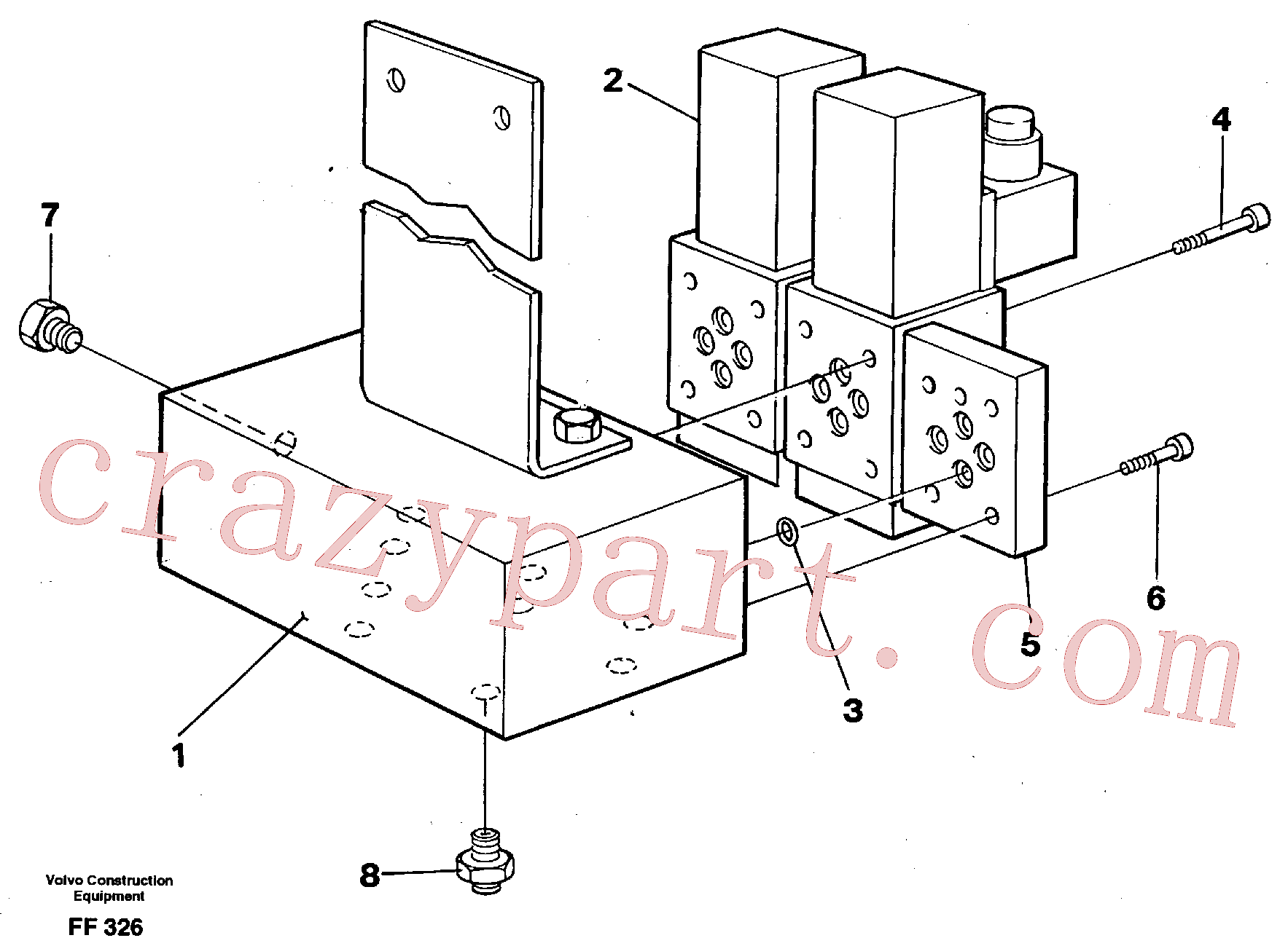 VOE14265156 for Volvo Solenoid valves(FF326 assembly)