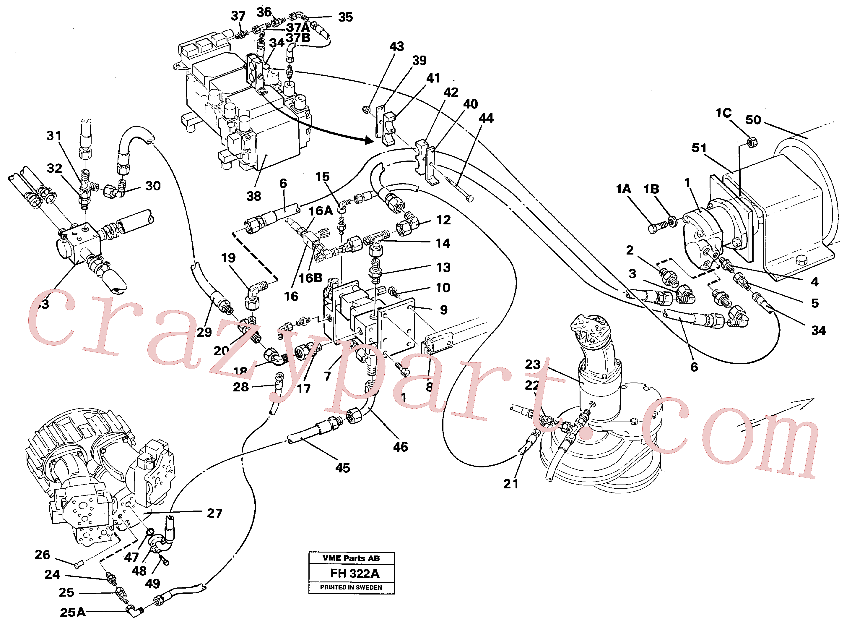 Volvo VOE14214998 Half clamp aftermarket part for sale