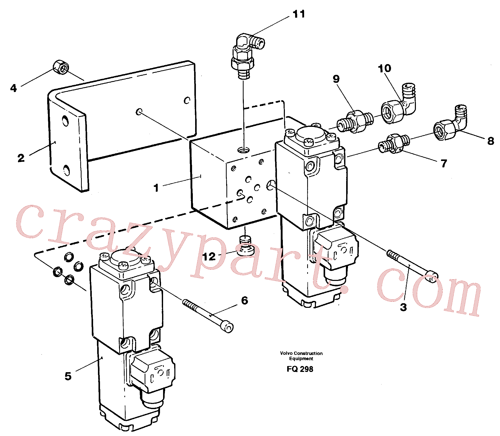 VOE14264848 for Volvo Electric valve block(FQ298 assembly)
