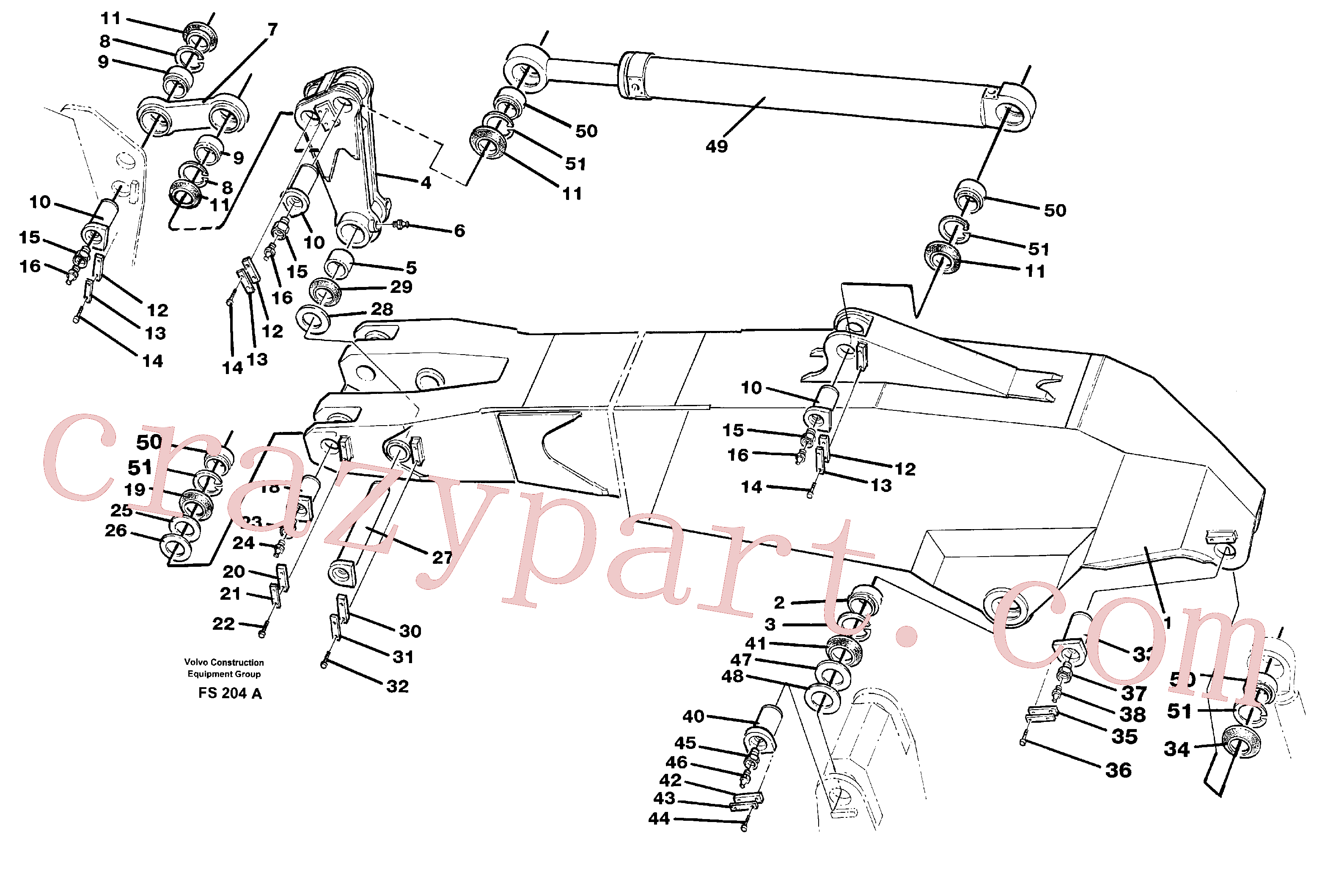Volvo VOE14240216 Link aftermarket part for sale