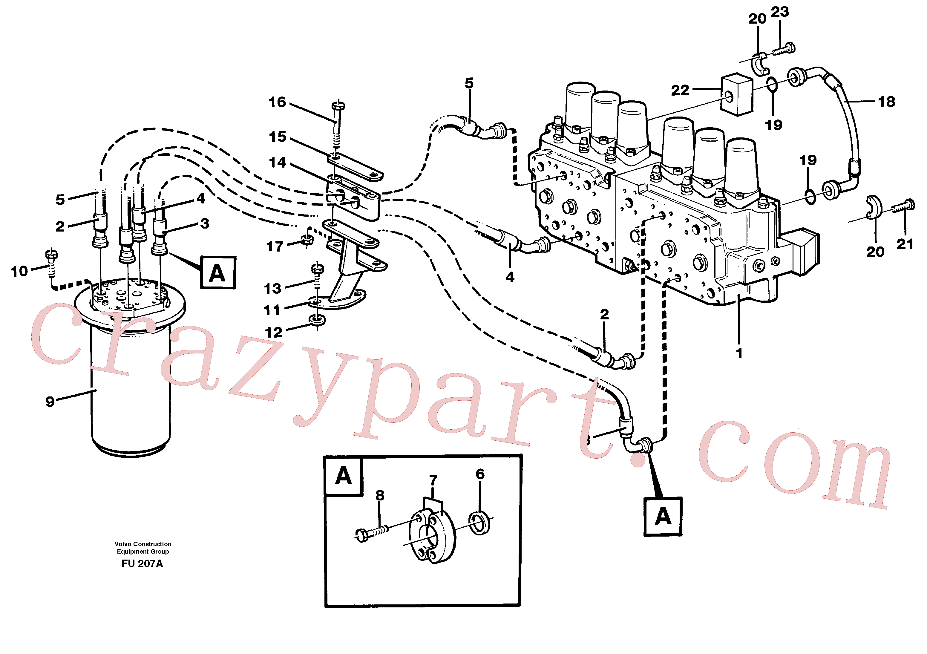 Volvo VOE14345009 Bracket aftermarket part for sale