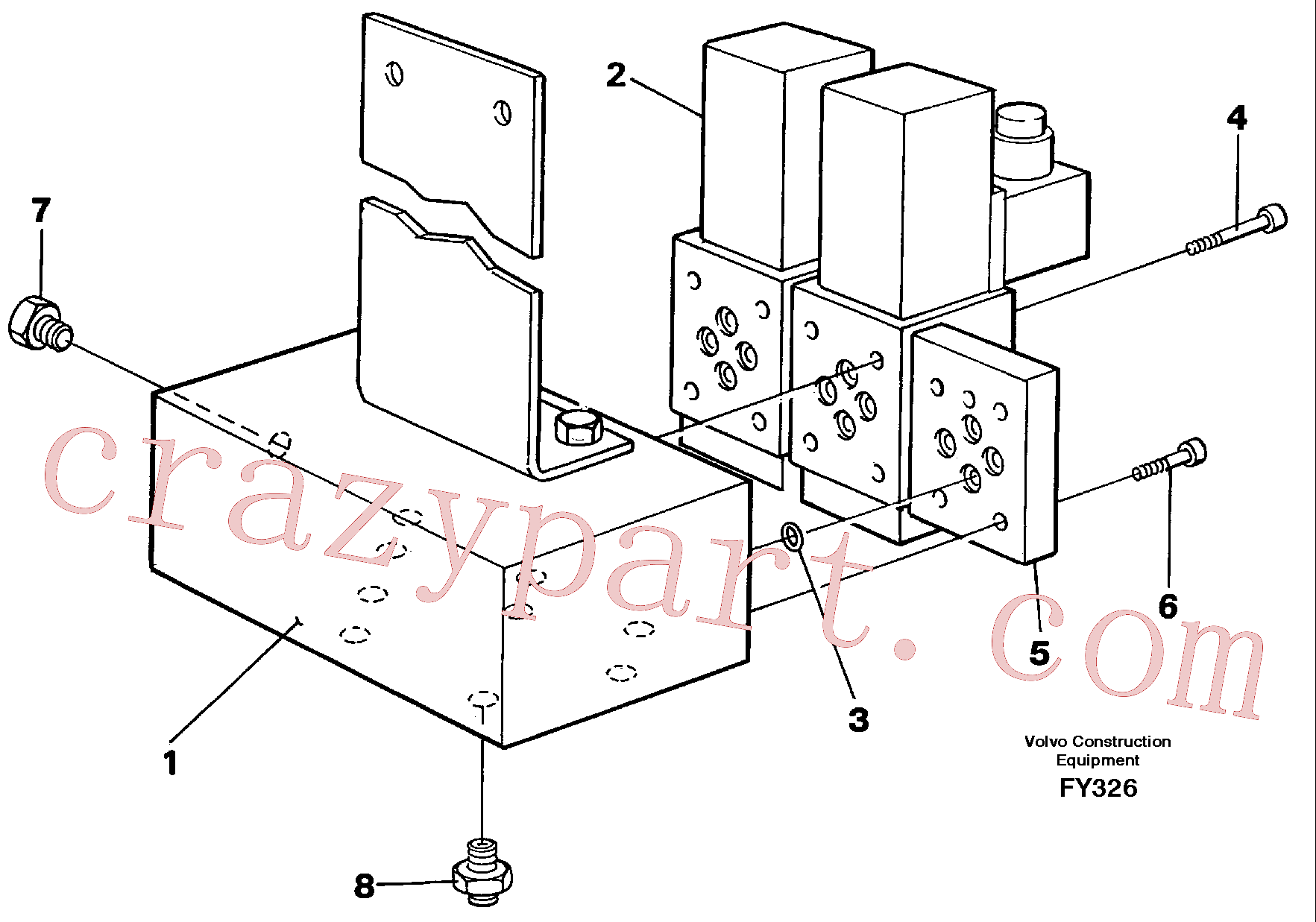 VOE14265156 for Volvo Solenoid valves(FY326 assembly)