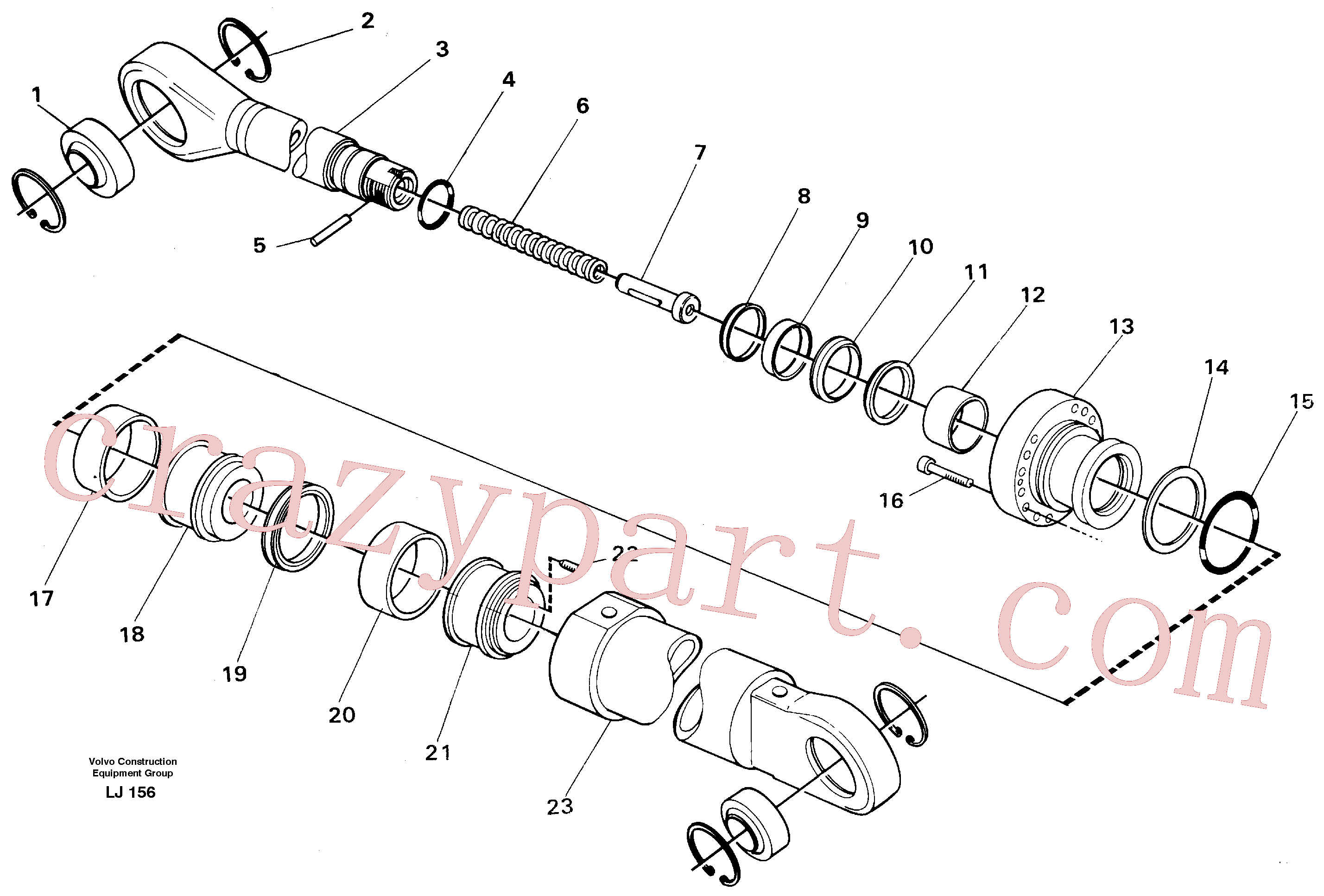 China Made VOE14247902 Bushing parts for Volvo Excavator